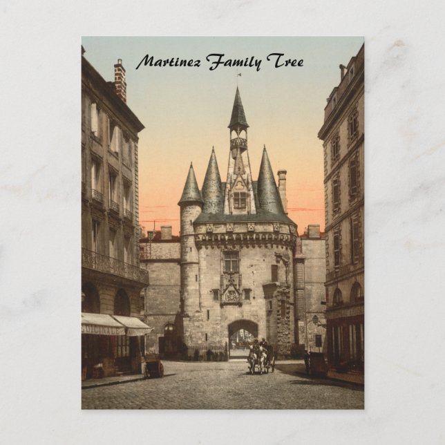 Sevigne Grind, Bordeaux, Frankrike Vykort (Framsida)