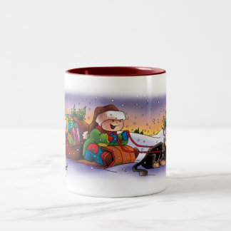 Sevigny_Cute julafton Mug_Full Två-Tonad Mugg
