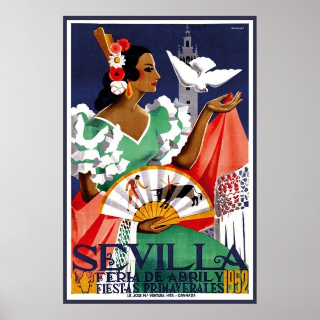 Sevilla Andalusien Poster (Framsidan)