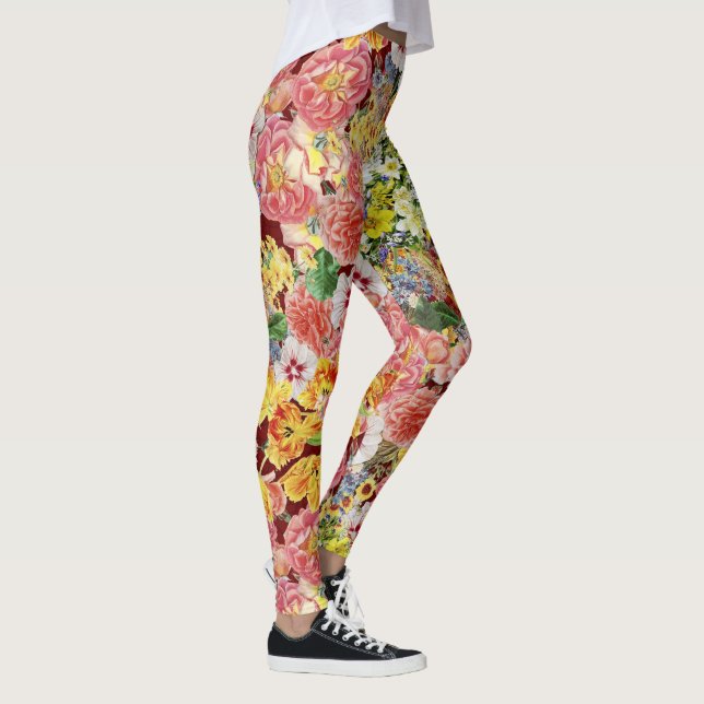 Sevilla blommigt leggings (Höger)