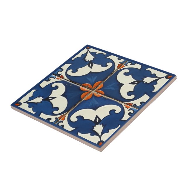 Sevilla Bloom Azulejo Kakelplatta (Sidan)