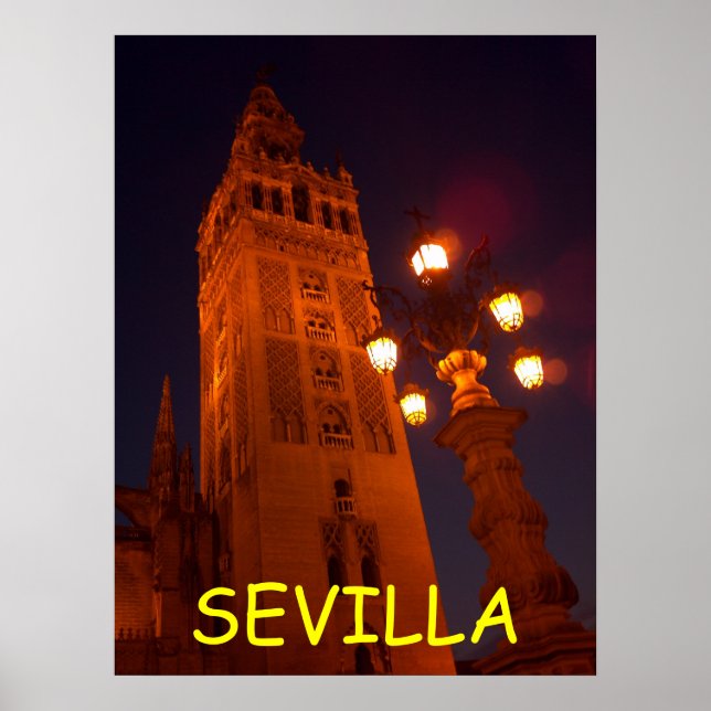 Sevilla Catedral-Spanien Poster (Framsidan)