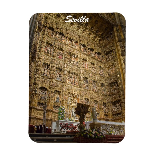 Sevilla cathedral magnet (Vertikal)