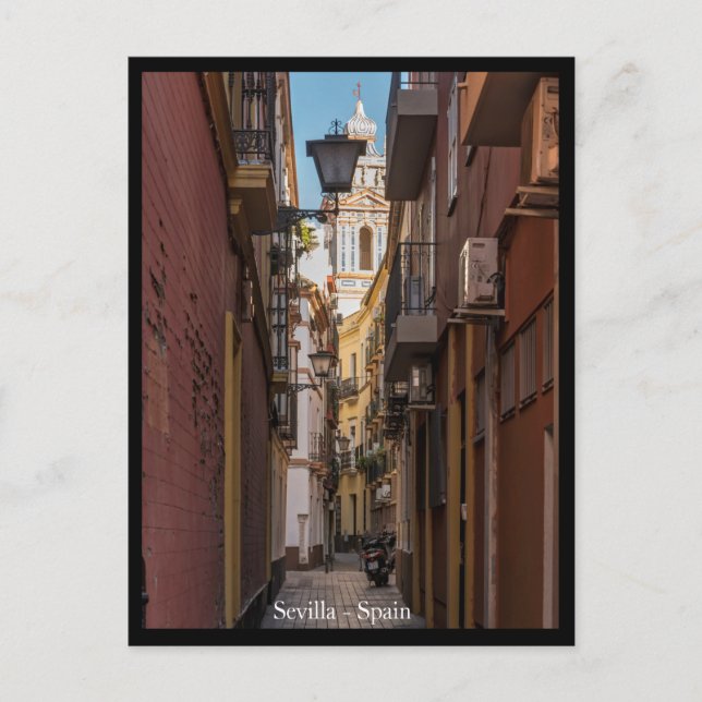 Sevilla City, Spanien Postcard Vykort (Framsida)