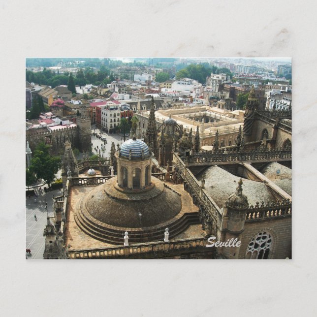 Sevilla från La Giralda Postcard Vykort (Framsida)