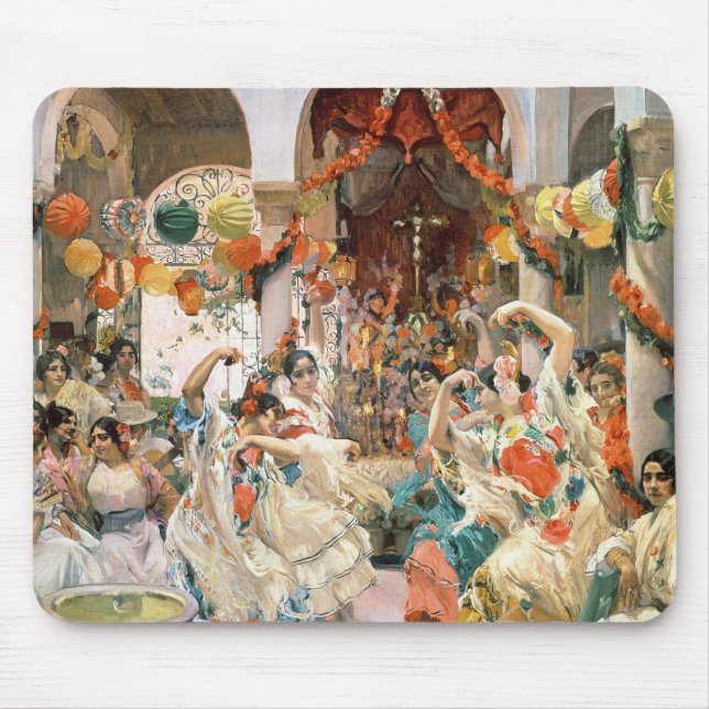 Sevilla (olja på kanvas) musmatta (Framsidan)