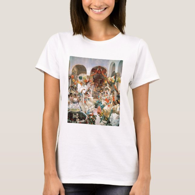 Sevilla (olja på kanvas) tee shirt (Framsida)