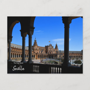 Sevilla Plaza de Espana Postcard Vykort