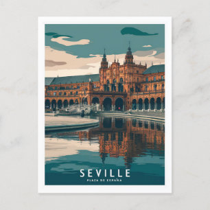 Sevilla Plaza De España Vykort