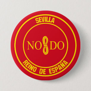 Sevilla Round Emblem Knapp