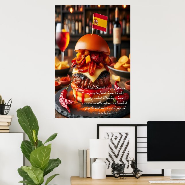 Sevilla Sizzle: Chorizo Sensation 24x36 Poster (Hemmakontoret)