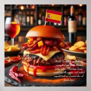 Sevilla Sizzle: Chorizo Sensation Poster