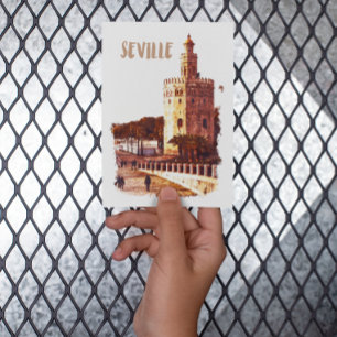 Sevilla Spanien Andalucia Travel Vykort