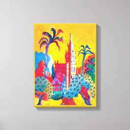 Sevilla, Spanien. Canvastryck