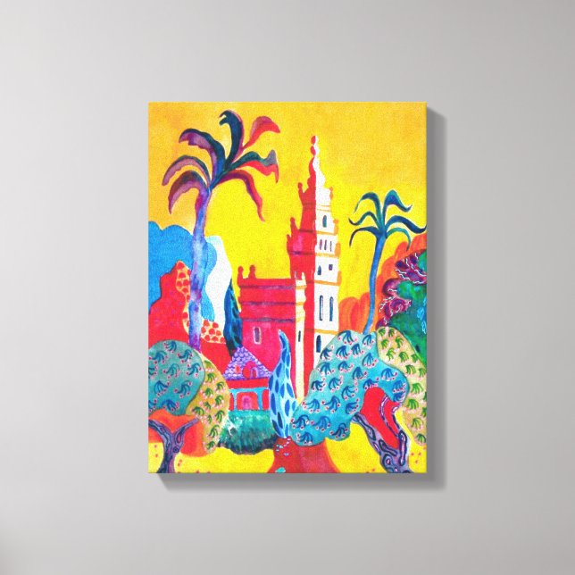 Sevilla, Spanien. Canvastryck (Framsida)