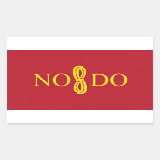 Sevilla (Spanien) Flagga Rektangulärt Klistermärke