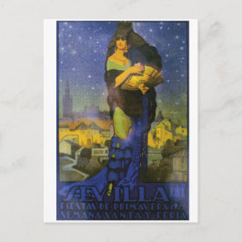 Sevilla Spanien Flamenco Dancer 1925 Vykort