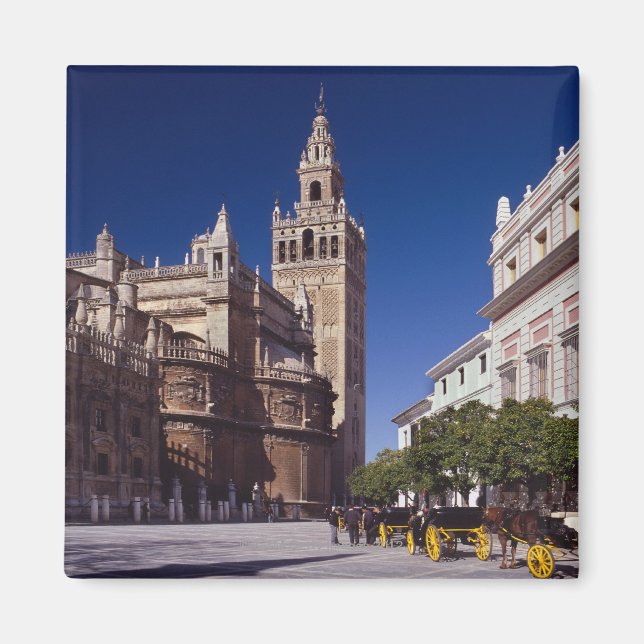Sevilla, Spanien | La Giralda Magnet (Framsidan)