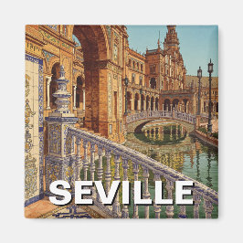 Sevilla Spanien Plaza de Espana Magnet