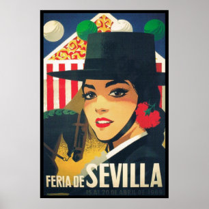Sevilla, Spanien Poster