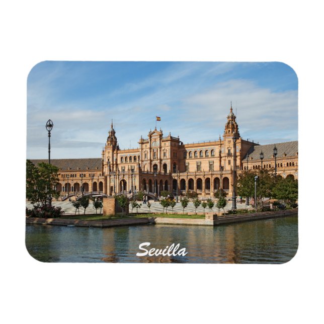 Sevilla Spaniens torg Magnet (Horisontell)