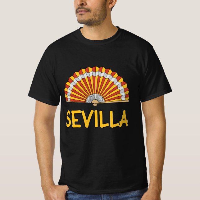 Sevilla stad i Spanien T Shirt (Framsida)