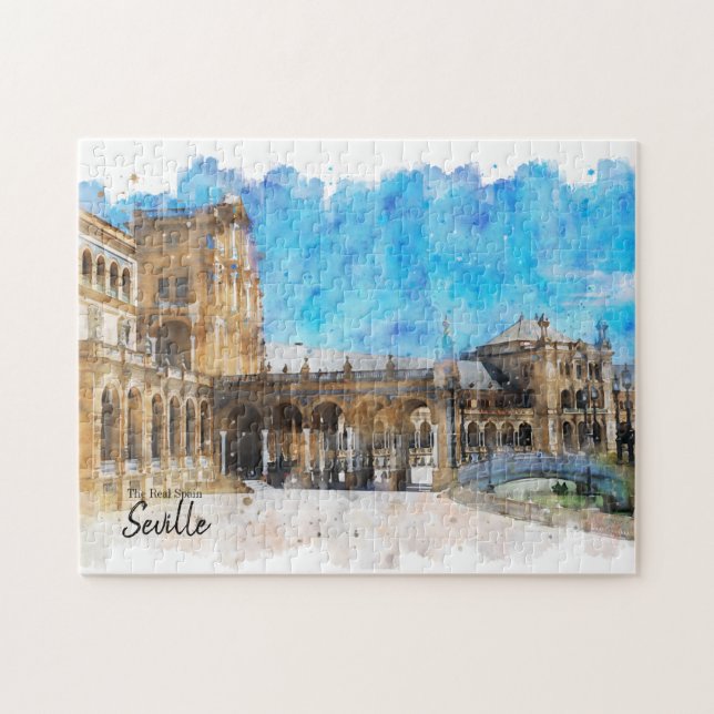 Sevilla-vykortet Real Spain Pussel (Horisontell)