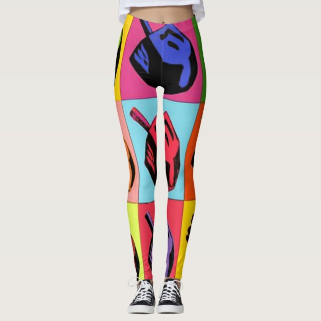 Sevivon Pop Art Leggings (Framsida)
