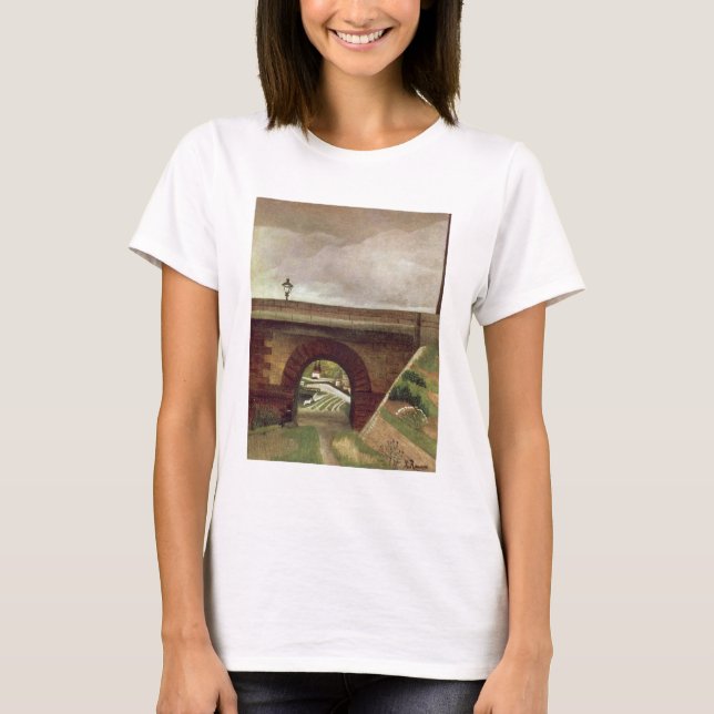 Sevres Bridge (olja på canvas) T Shirt (Framsida)