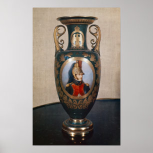 Sevres vas skildrar Louis Bonaparte Poster