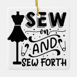 Sew and Sew Forth Julgransprydnad Keramik