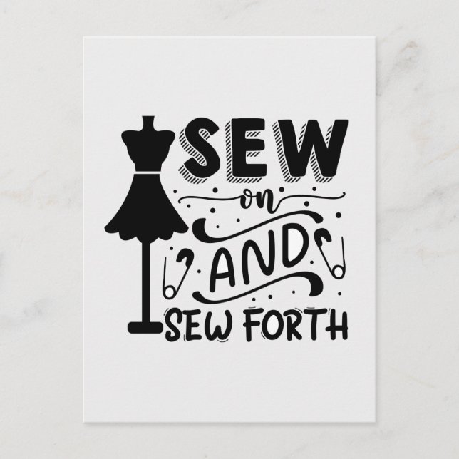 Sew and Sew Forth Vykort (Framsida)
