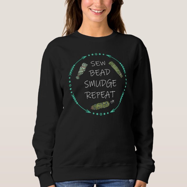 Sew-Bead-Smudge T Shirt (Framsida)