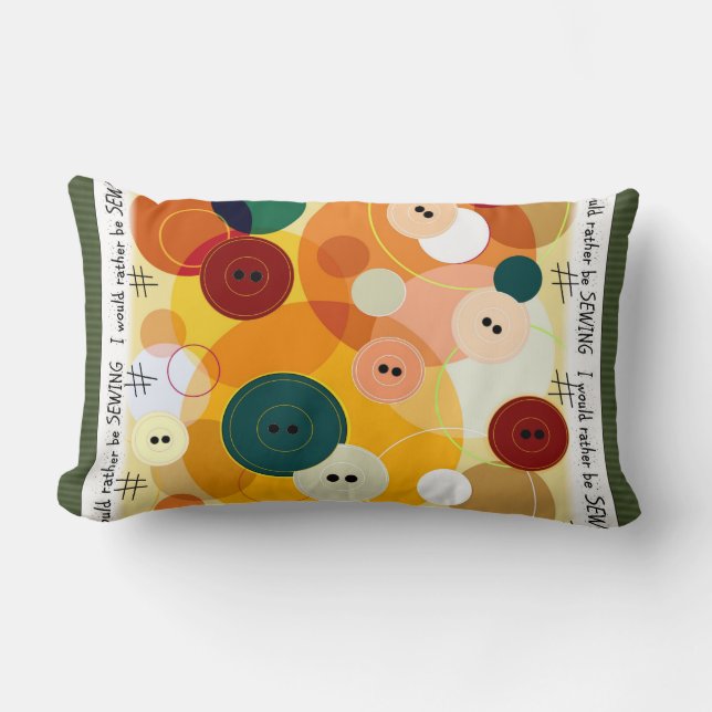 Sew Buttons Pillow Lumbarkudde (Framsida)