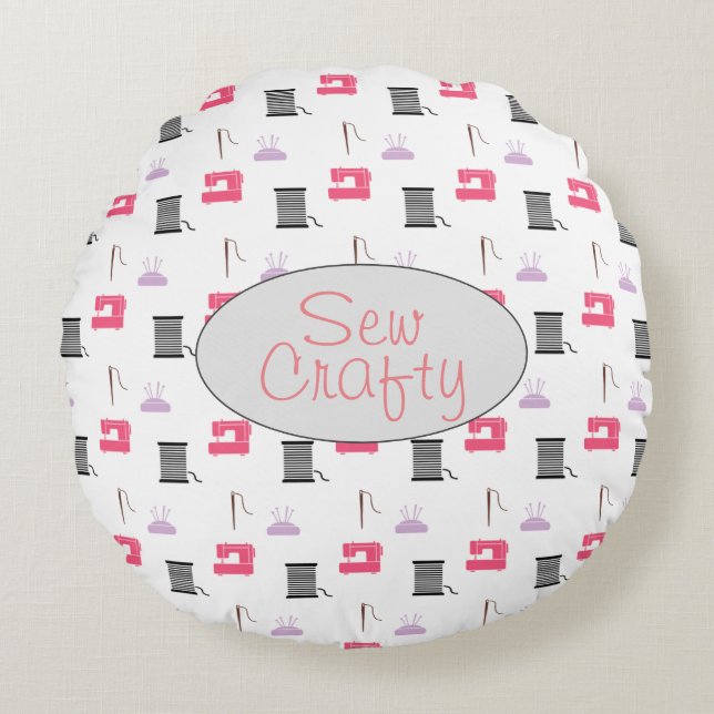 Sew Crafty Dekorativ kudde (Framsidan)