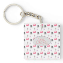 Sew Crafty Keychain