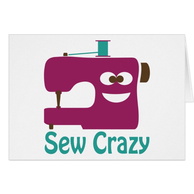 Sew Crazy OBS Kort (Framsidan Horizontal)