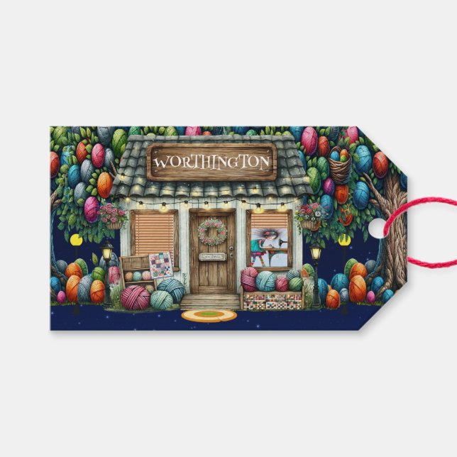 Sew Cute SEWING Presentetikett (Framsidan (Horisontell))