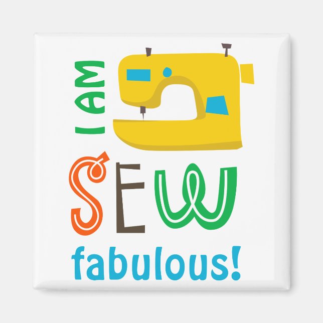 Sew Fabulous Magnet (Framsidan)