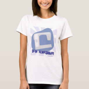 Sew Fantastisk Sewing Maskin Tecknad T Shirt