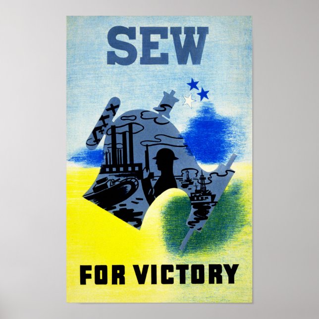 Sew for Victory Poster (Framsidan)