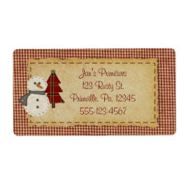 Sew jul Business Label Fraktsedel