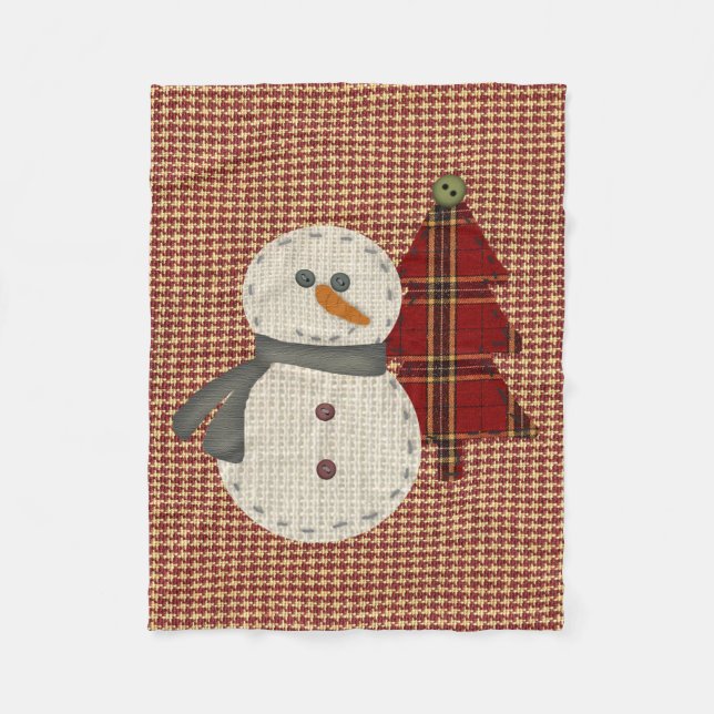 Sew jul Fleece Blanket (Framsidan)