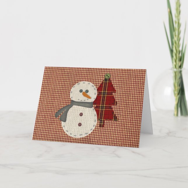 Sew julkort helgkort (Framsida)