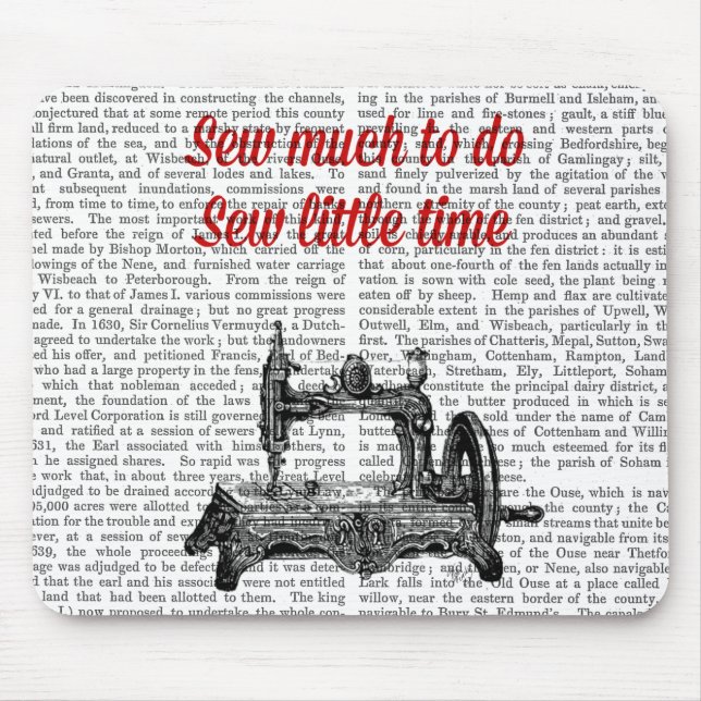 Sew Little Time Illustration Musmatta (Framsidan)