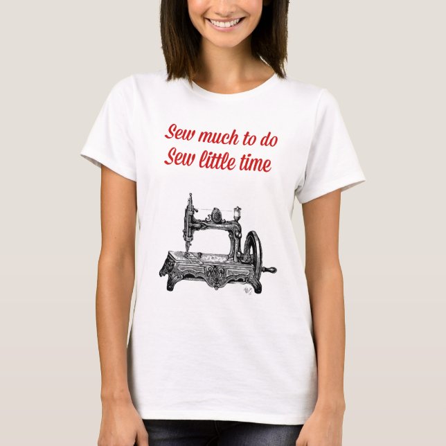 Sew Little Time Illustration Tee (Framsida)