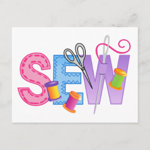 Sew Montage Vykort