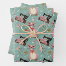 Sew Retro Galentine! 3 Lakan Papper för fast insla