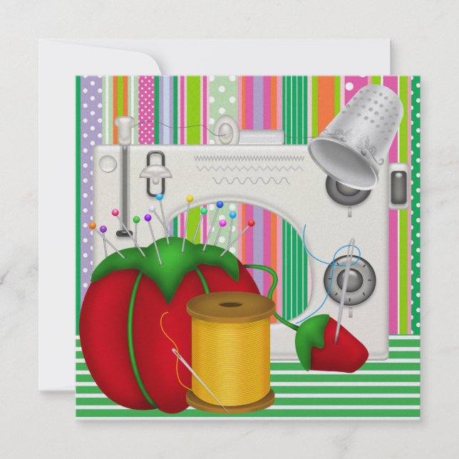 Sew So Söt Inbjudan - SRF (Framsida)