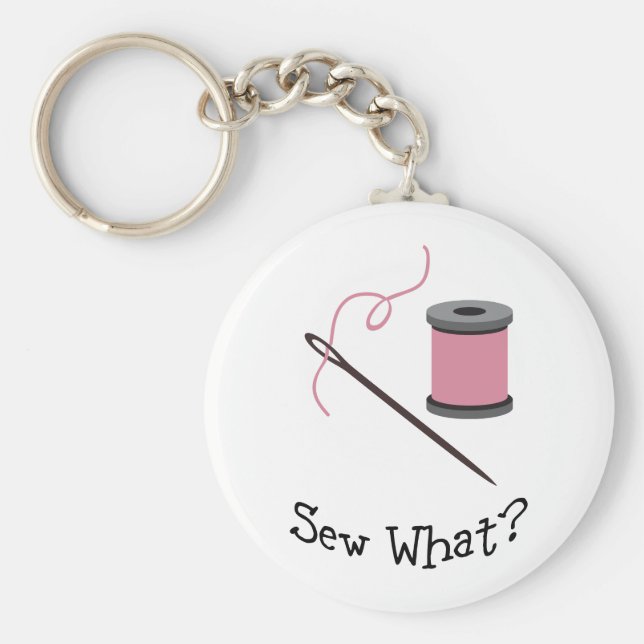 Sew vadå? nyckelring (Framsidan)
